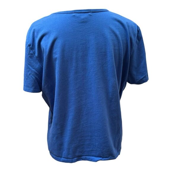 Ralph Lauren T-Shirt Blue Crest Logo Short Sleeve Casual Top - Picture 4 of 8